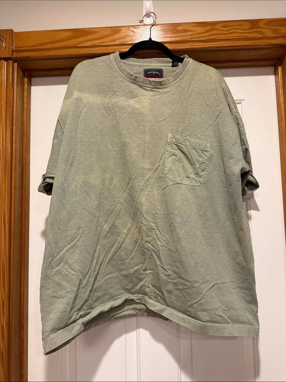 Saddlebred Sage Green Short Sleeve Pocket Tee